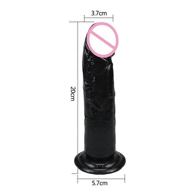 Strong Suction Cup Soft Jelly Dildo - SxLife Official