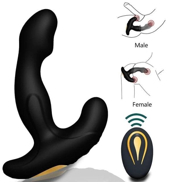 Male Prostata Stimulator Silicone Vibrator Dildo - SxLife Official