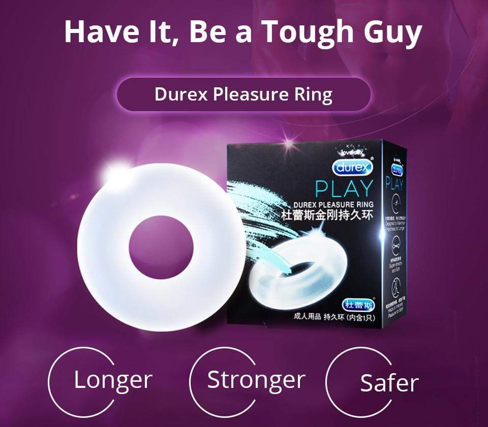 Durex Silcone Pleasure Cock Ring Strap