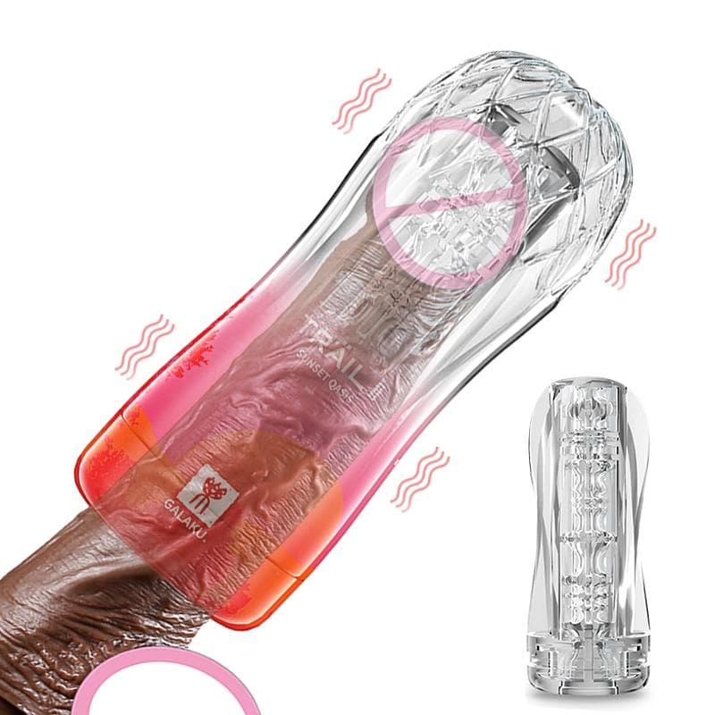 Male Penis Masturbator Transparent Vacuum Pocket Cup - SxLife Official