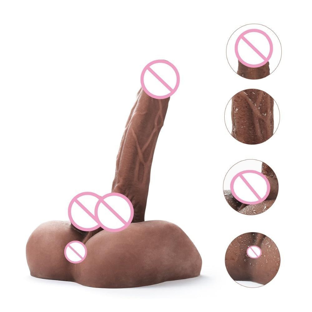 Silicone Realistic Flexible Dildo - SxLife Official