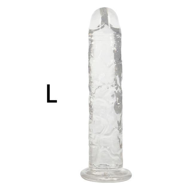 Strong Suction Cup Soft Jelly Dildo - SxLife Official